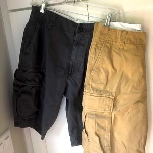 2 pairs mens old navy shorts size 31